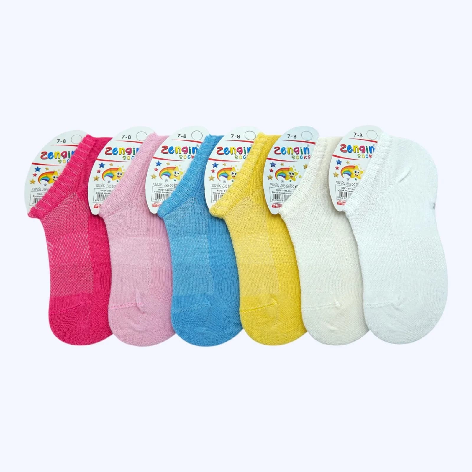 Kız Çocuk Dikişsiz Sneaker Çorap
